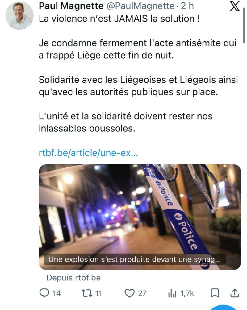 Image for the Tweet beginning: La publication mélanchoniste du président